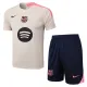 25-26 BAR Beige Training Short Suit #D2521