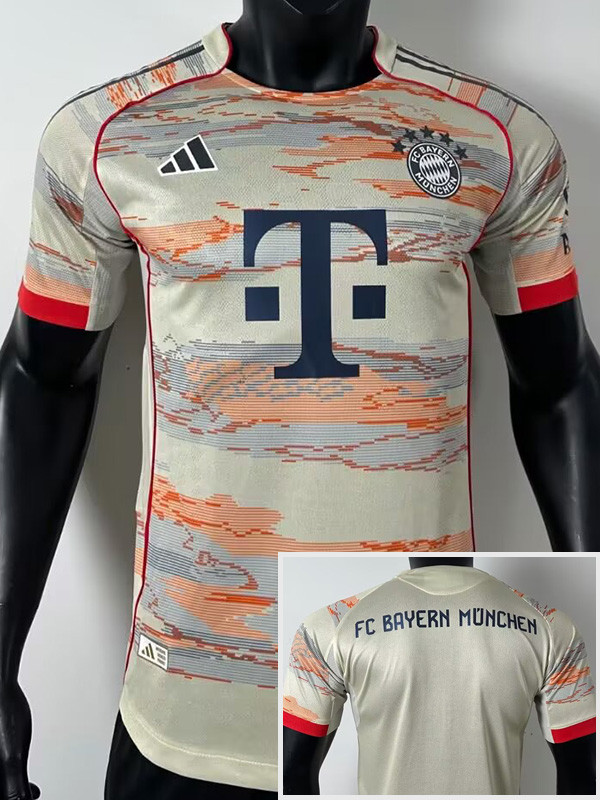 25-26 Bayern Away Player Version Soccer Jersey