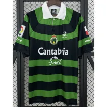 1999-2000 Racing de Santander  Away Retro Soccer Jersey (带章)
