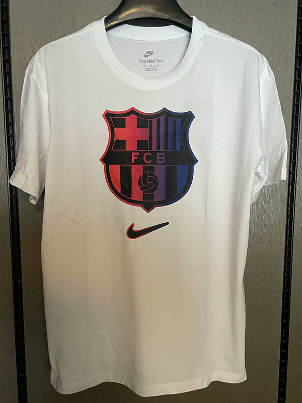 25-26 BAR White High Quality Casual T-Shirt