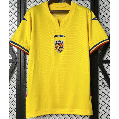 25-26 Romania Home Fans Soccer Jersey