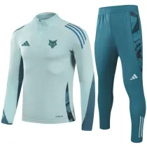 25-26 Cruzeiro Light green Half Pull Tracksuit (半拉链)