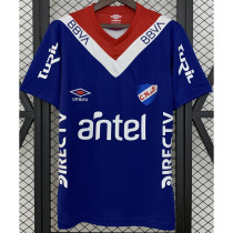 2025 Club Nacional Blue Fans Soccer Jersey (V领)