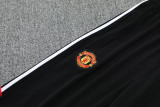 25-26 Man Utd  Fancy blue Half Pull Tracksuit (半拉链)