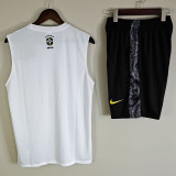 25-26 Brazil White Tank top and shorts suit (背心套装)