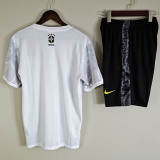 25-26 Brazil White Training Short Suit
