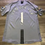 2007-2008 Man Utd Grey Goalkeeper Retro Soccer Jersey