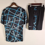 25-26 INT Black blue Training Short Suit