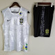 25-26 Brazil White Tank top and shorts suit (背心套装)