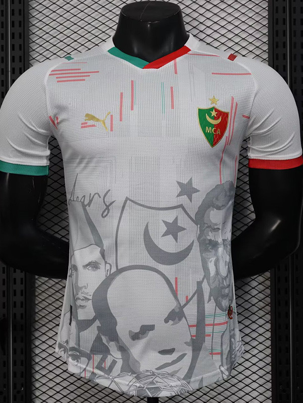 25-26 MC Algiers White Special Edition Player Version Soccer Jersey