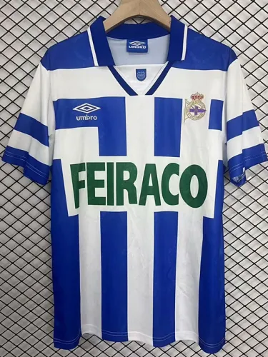 1994-1995 La Coruna Home Retro Soccer Jersey