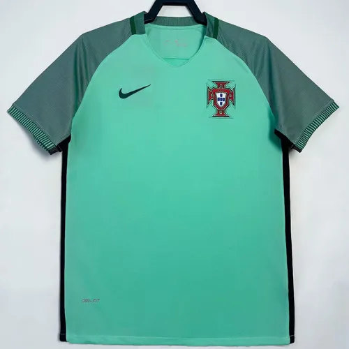2016 Portugal Away Retro Soccer Jersey