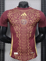 25-26 Algeria Brown Red Player Version Training shirts