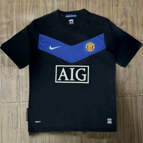 2009-2010 Man Utd Away Retro Soccer Jersey