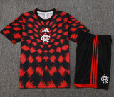 25-26 Flamengo Red Black Training Short Suit #D2542