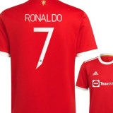 22-23 Man Utd Home Long Sleeve Player Version Soccer Jersey (长袖球员)