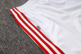 25-26 Bayern White Tank top and shorts suit #D2536
