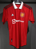 22-23 Man Utd Home Player Version Soccer Jersey