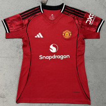 25-26 Man Utd Home Women Soccer Jersey (女)
