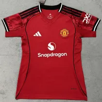 25-26 Man Utd Home Women Soccer Jersey (女)
