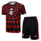 25-26 Flamengo Red Black Training Short Suit #D2542