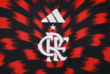 25-26 Flamengo Red Black Training Short Suit #D2542