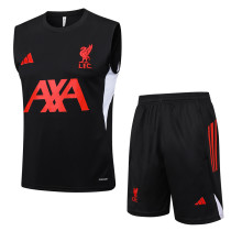 25-26 LIV Black Tank top and shorts suit #D2544