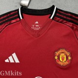 25-26 Man Utd Home Women Soccer Jersey (女)