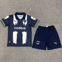 25-26 Monterrey Royal Blue Kids Soccer Jersey
