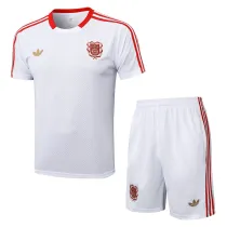25-26 Bayern White Training Short Suit #D2537