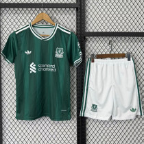 25-26 LIV Green Kids Soccer Jersey