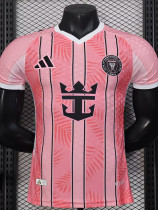 25-26 Inter Miami Pink Special Edition Player Version Soccer Jersey (V领)