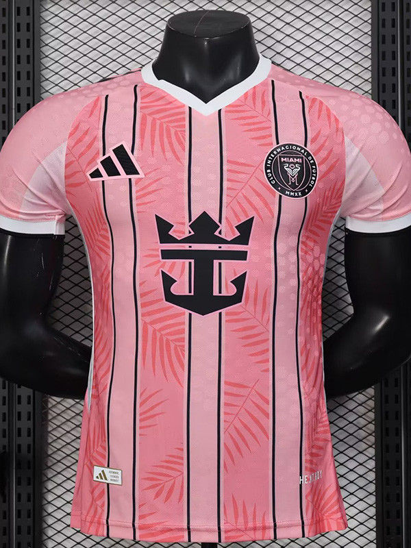 25-26 Inter Miami Pink Special Edition Player Version Soccer Jersey (V领)