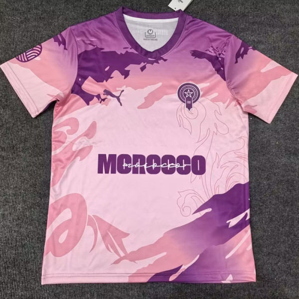 25-26 Morocco Pink Purple Special Edition Training shirts