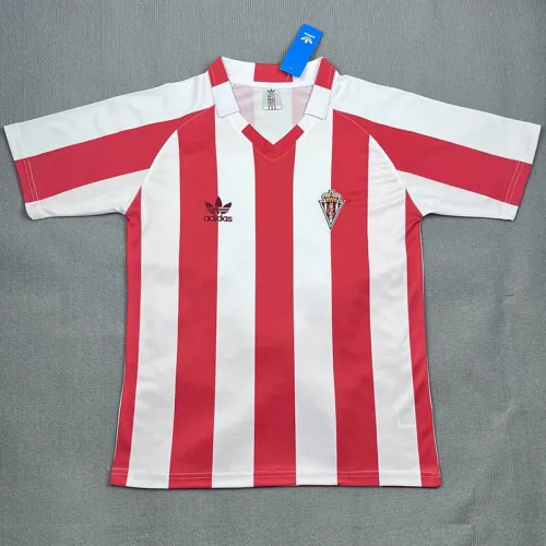 1985-1988 Gijon Home Retro Soccer Jersey