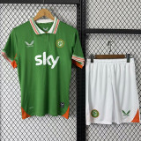 25-26 Ireland Home Kids Soccer Jersey