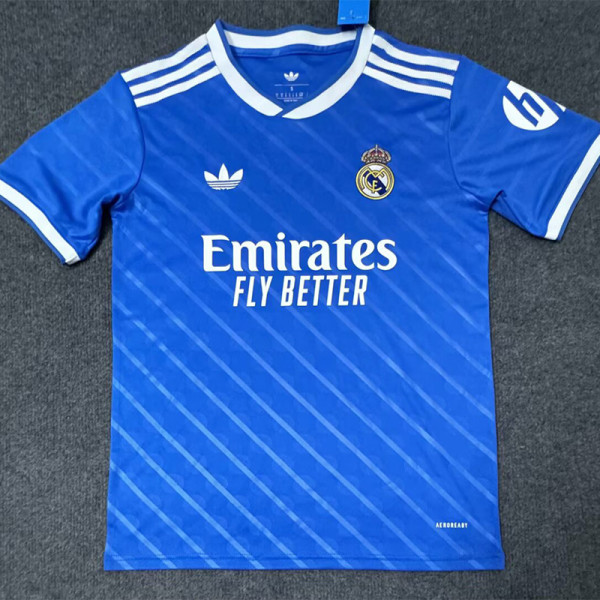 25-26 RMA Blue Fans Soccer Jersey