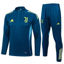 25-26 JUV Royal blue Half Pull Tracksuit #B2532(半拉链)