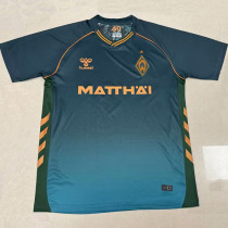 25-26 Werder Bremen Army Green Fans Soccer Jersey
