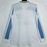 1999-2000 Lazio Centenary White Long Sleeve Retro Soccer Jersey (长袖)