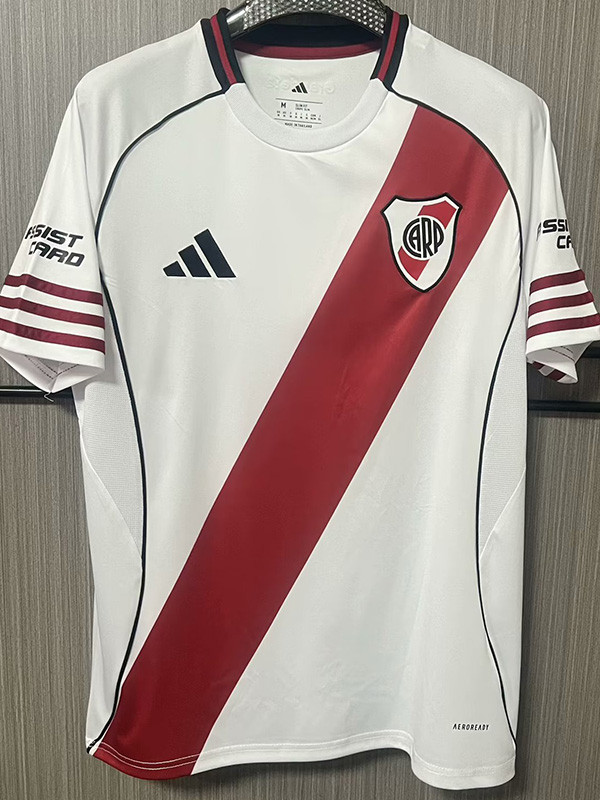 25-26 River Plate Home Fans Soccer Jersey