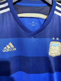 2014 Argentina Away Player Version 球员 Retro Soccer Jersey