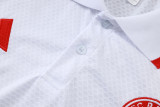 25-26 Bayern White Short shirts and Long trousers Suit #C2516