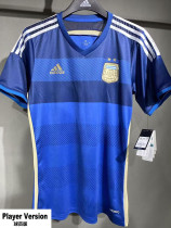 2014 Argentina Away Player Version 球员 Retro Soccer Jersey