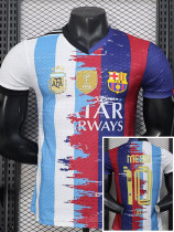 25-26 MESSI #10 Special Edition Player Version Soccer Jersey (右蓝白)