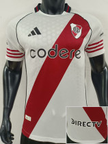 25-26 River Plate Home Player Version Soccer Jersey