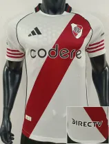 25-26 River Plate Home Player Version Soccer Jersey