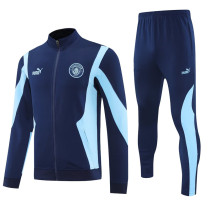 25-26 Man City Royal blue Jacket Tracksuit