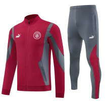 25-26 Man City Red Jacket Tracksuit