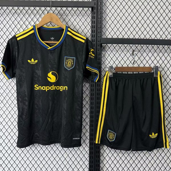 25-26 Man Utd Third Kids Soccer Jersey